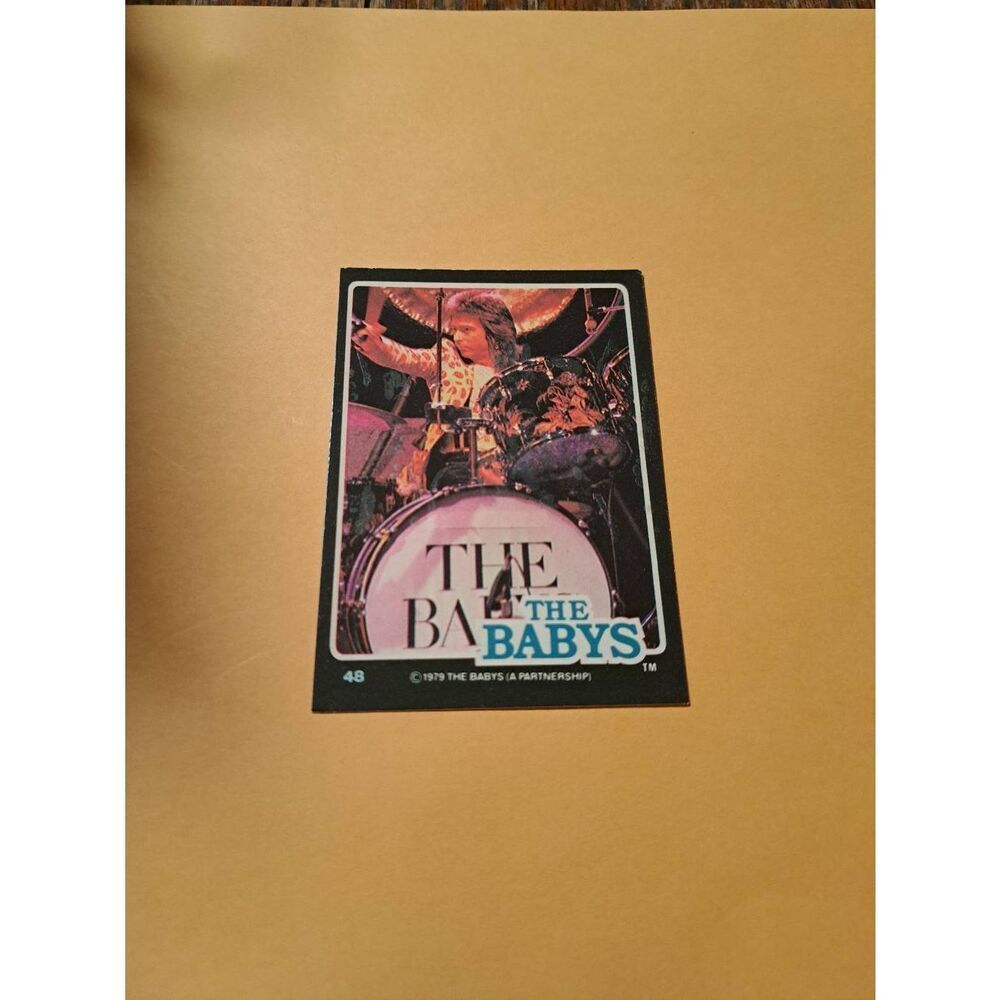 Vintage 1979 The Babys Trading Card #48 London Rock Band Collectible